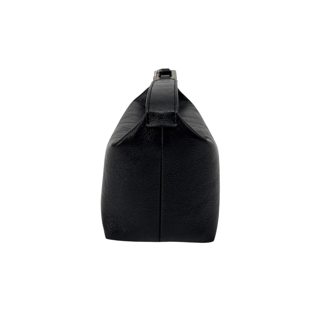 EERA Moon Bag Laminated Leather in Black - flyKAMP