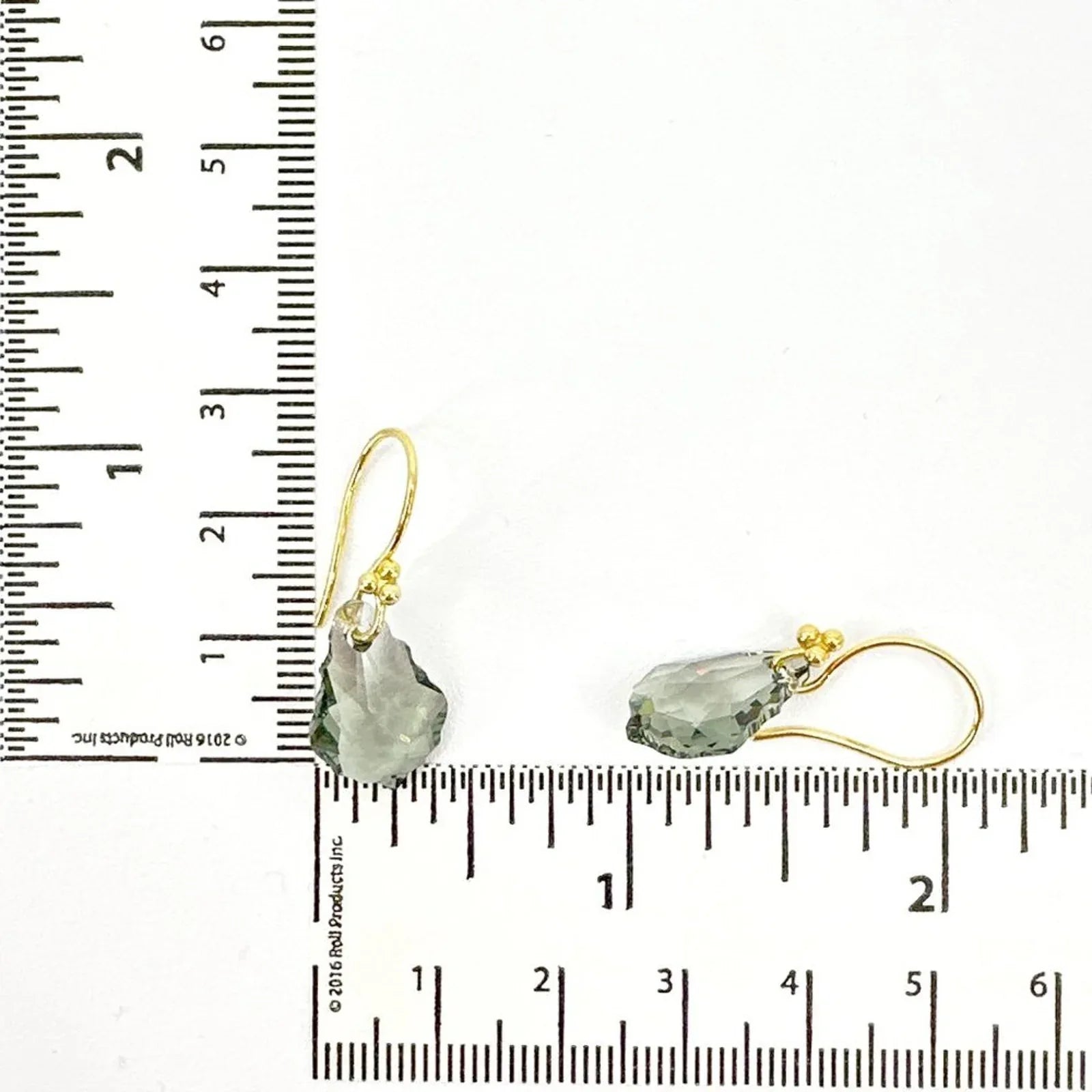 SWAROVSKI Crystal Black Diamond & Gold Vermeil French Wire Earrings - flyKAMP