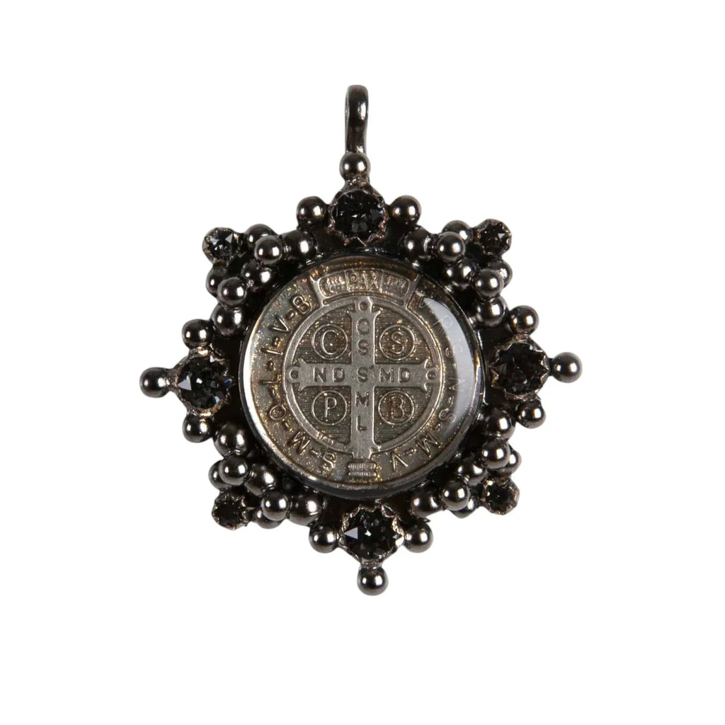 VIRGINS SAINTS & ANGELS VSA Cloister San Benito Medallion Gunmetal - flyKAMP