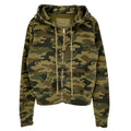 NILI LOTAN New York Callie Zip Up Hoodie In Camouflage Print XS - flyKAMP