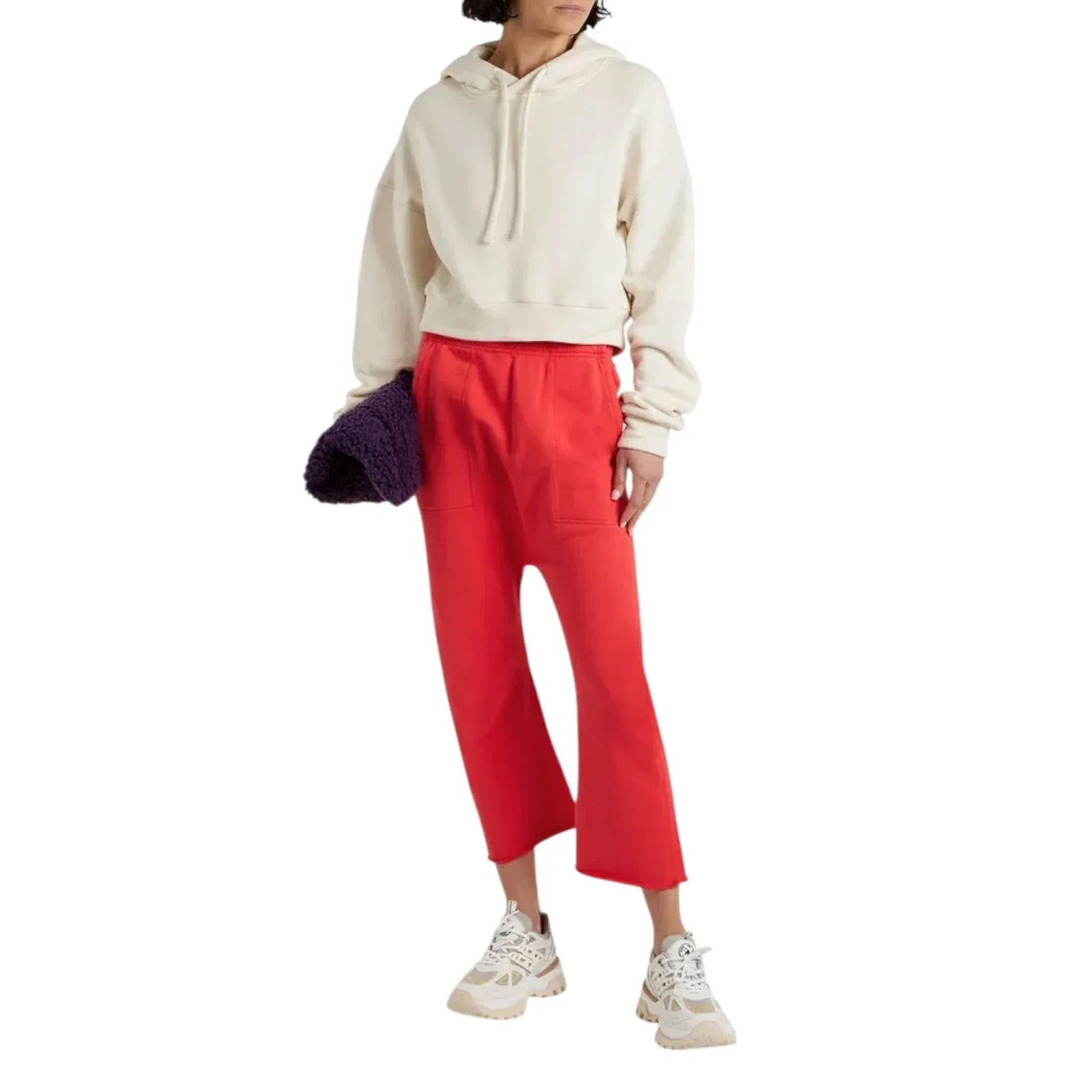 NILI LOTAN SF Sweatpant in Sunfaded Red XS - flyKAMP