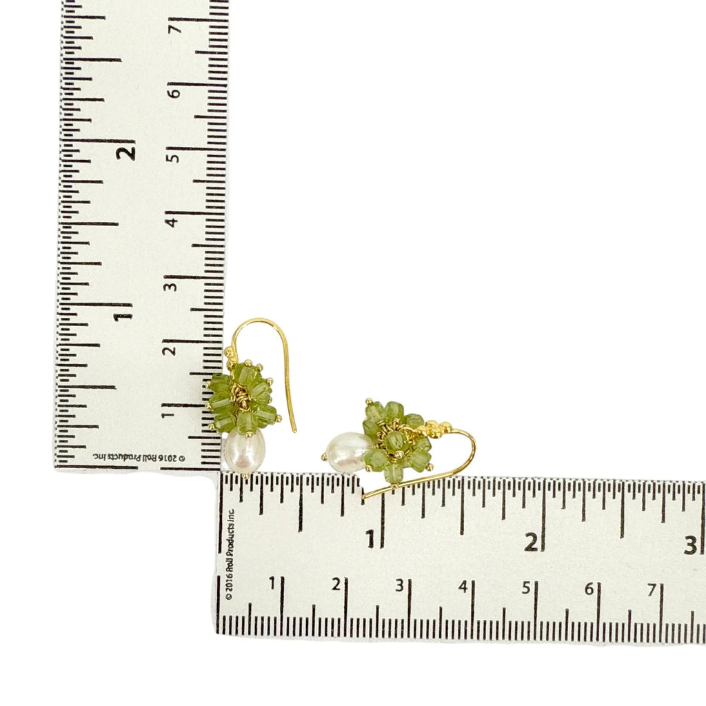 CHAN LUU Firework Earrings Peridot - flyKAMP