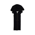 VERONICA BEARD Cashmere Hoodie Dickey in Black Veronica Beard