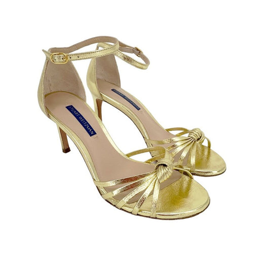 STUART WEITZMAN Sena 75 Metallic Gold 6.5
