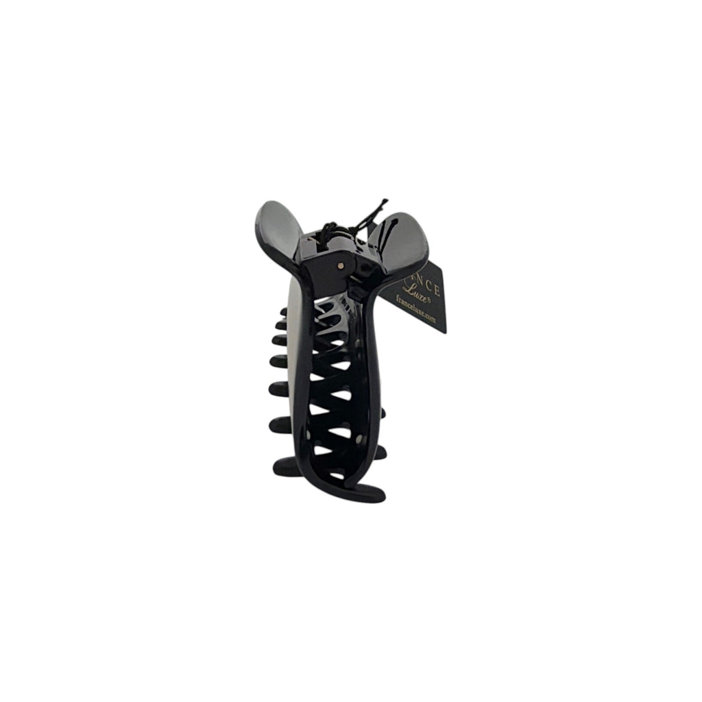 FRANCE LUXE Maybell Claw Clip in Black & Ivory France Luxe