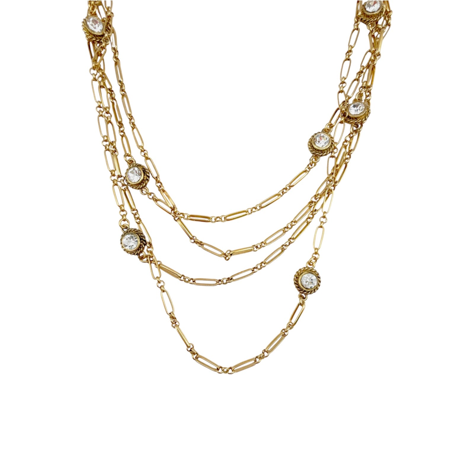 VIRGINS SAINTS & ANGELS VSA Brigid Magdalena Cadena in Gold & Clear