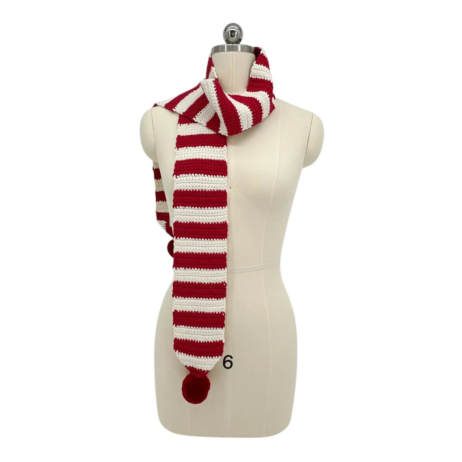 AMI Alexandre Mattiussi Crochet Pompom Scarf - flyKAMP