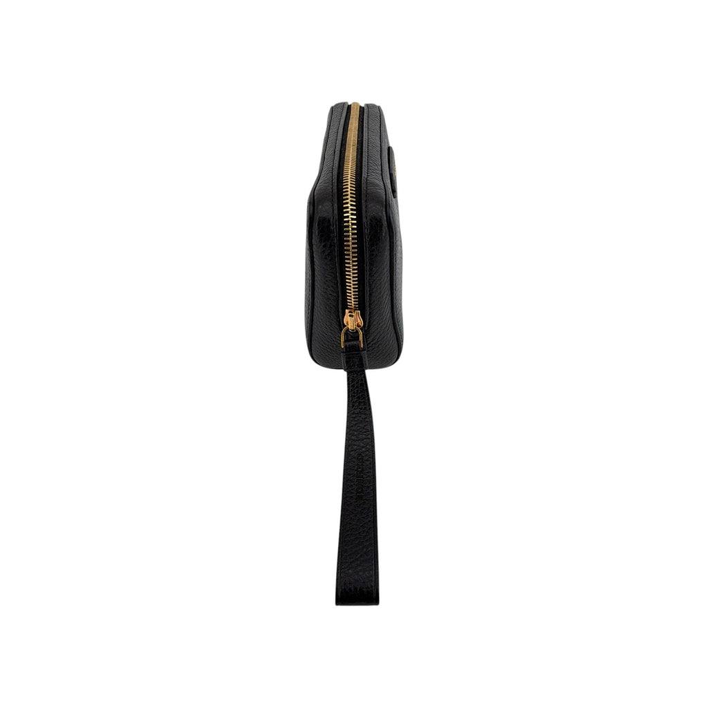 TOM FORD Medium Leather Cosmetics Case in Black Tom Ford