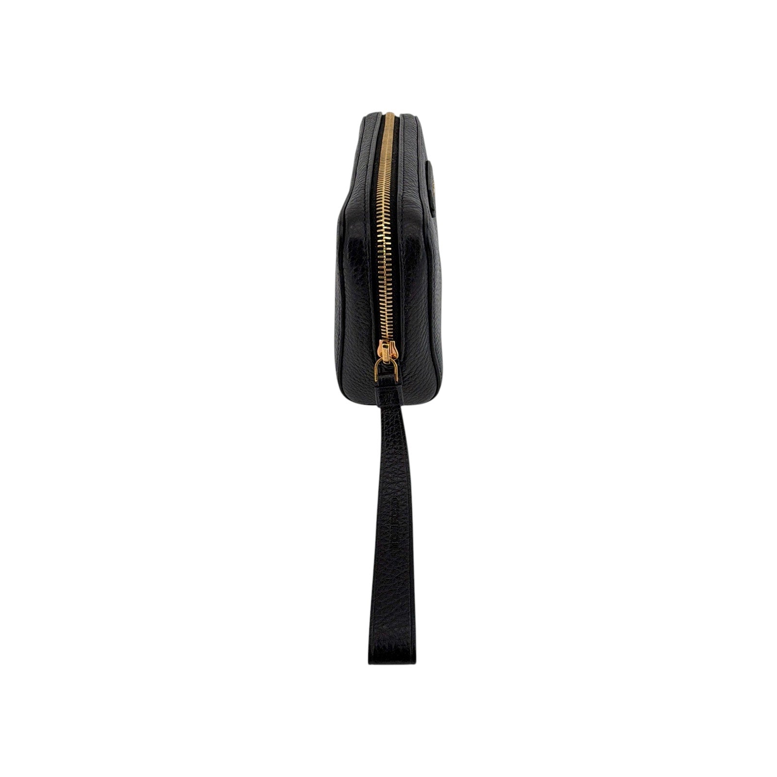 TOM FORD Medium Leather Cosmetics Case in Black Tom Ford