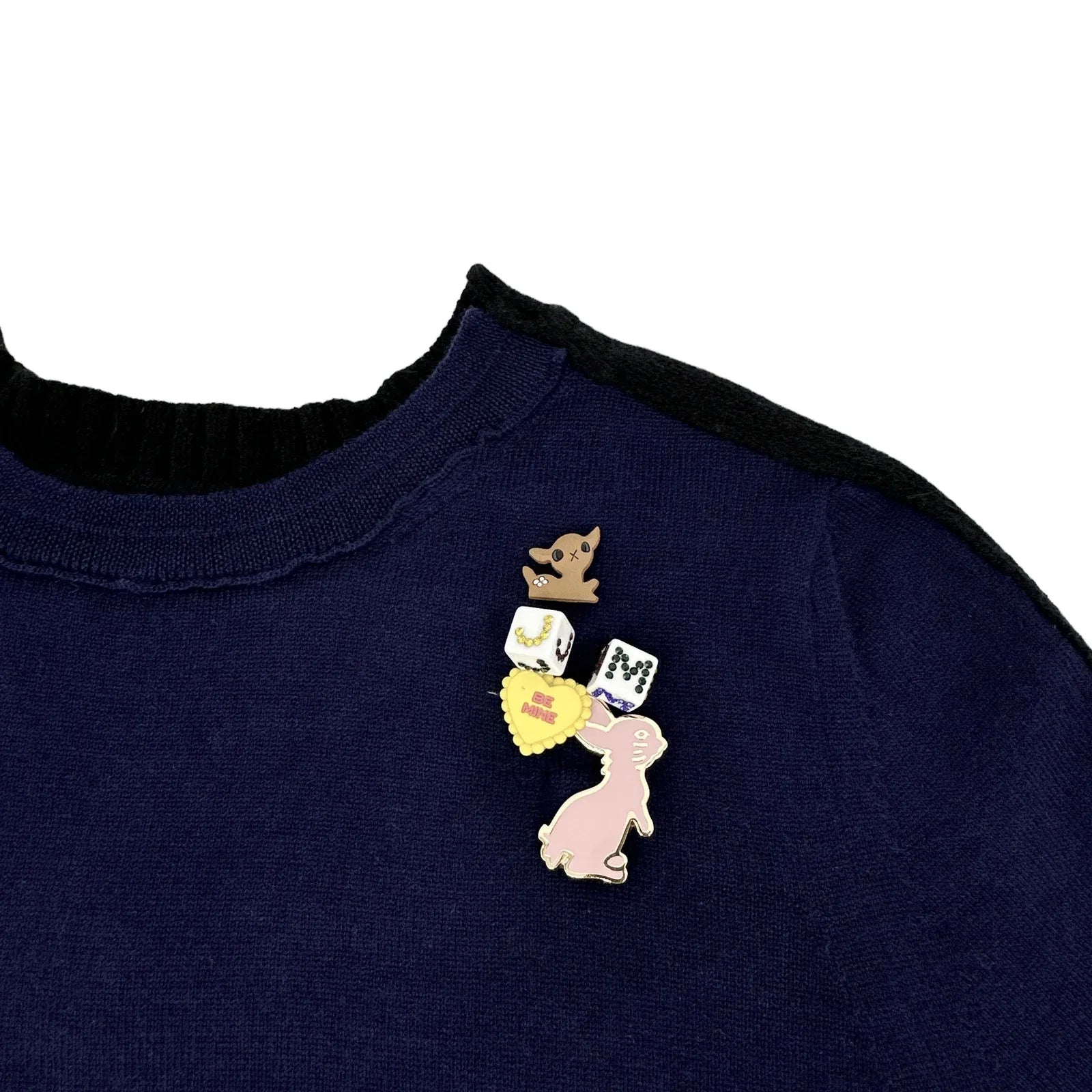 MARC JACOBS The DIY Wool Sweater in Navy S - flyKAMP