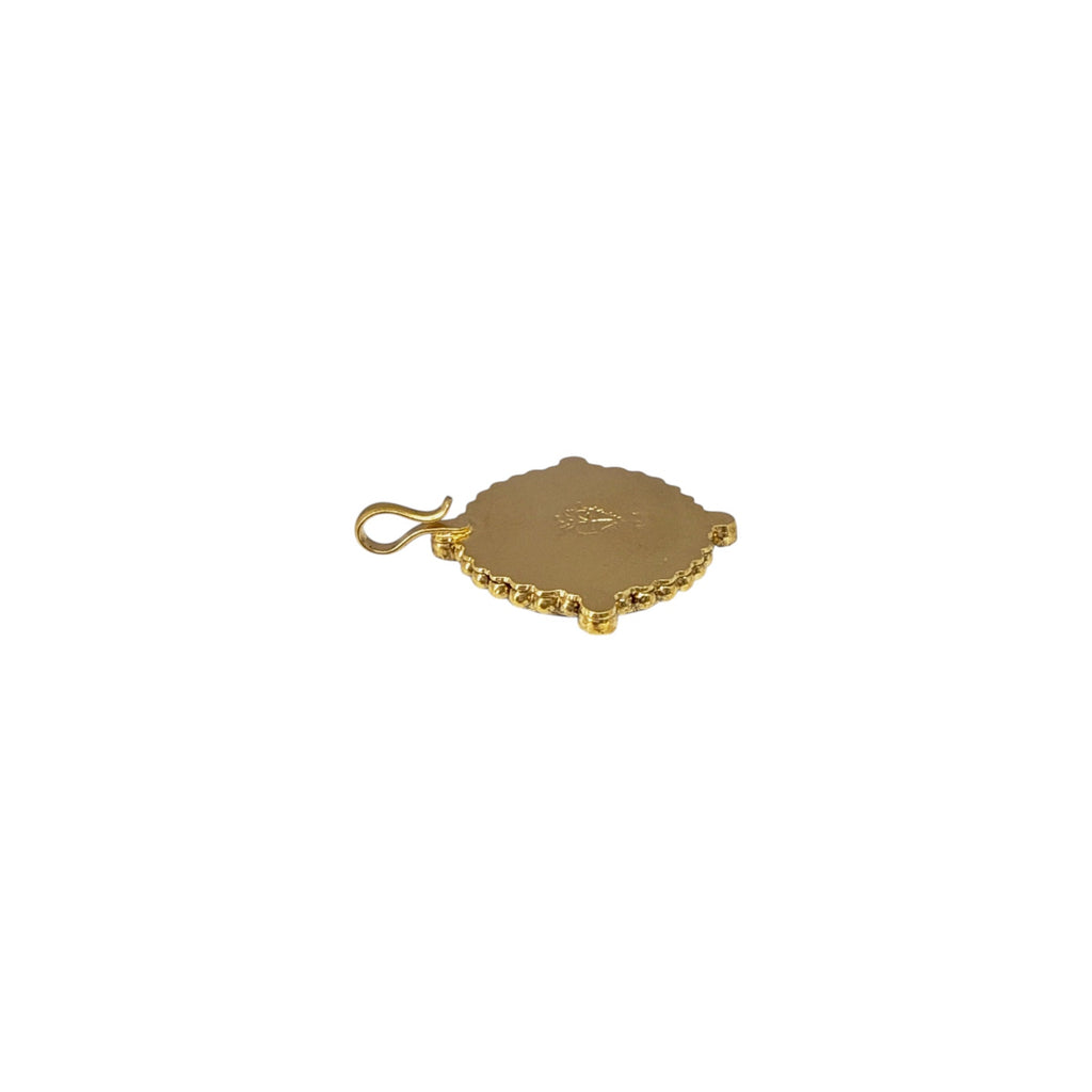 VIRGINS SAINTS & ANGELS VSA Bespoke San Benito Medallion in Gold Virgins Saints & Angels