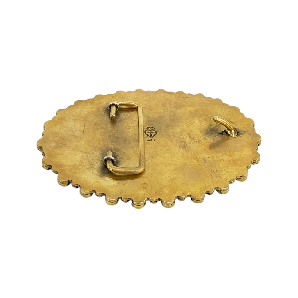 VIRGINS SAINTS & ANGELS VSA Goddess Image Buckle Sacred Heart Virgins Saints & Angels