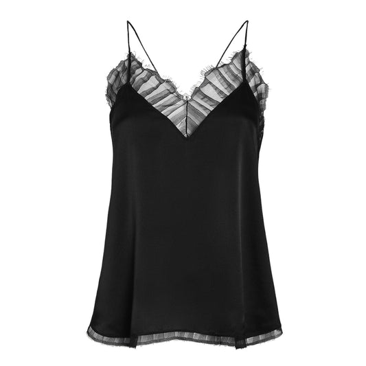 IRO Berwyn Silk Camisole in Black FR36|Small