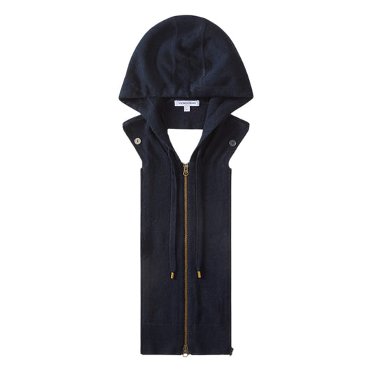VERONICA BEARD Cashmere Hoodie Dickey in Navy