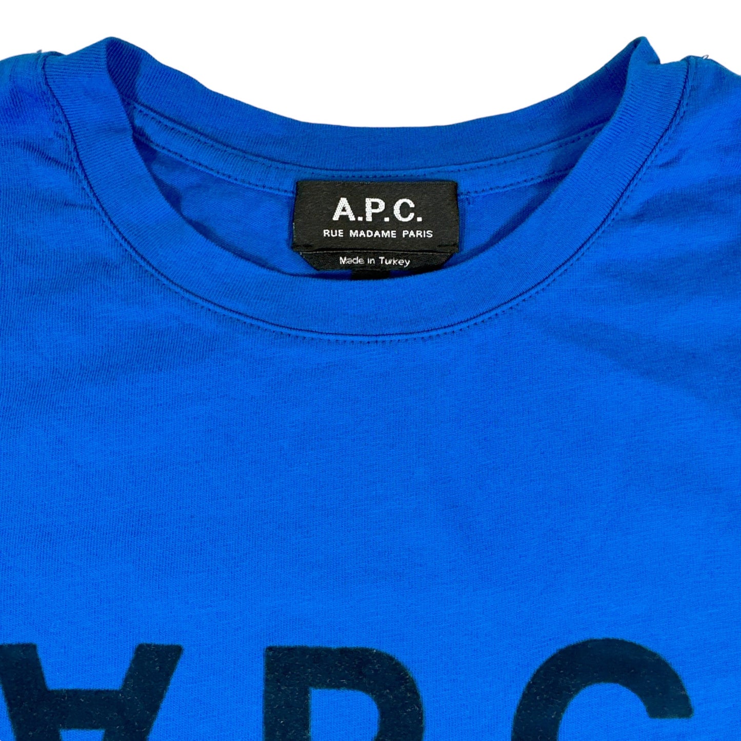 A.P.C. VPC Logo Tee Royal Blue XS