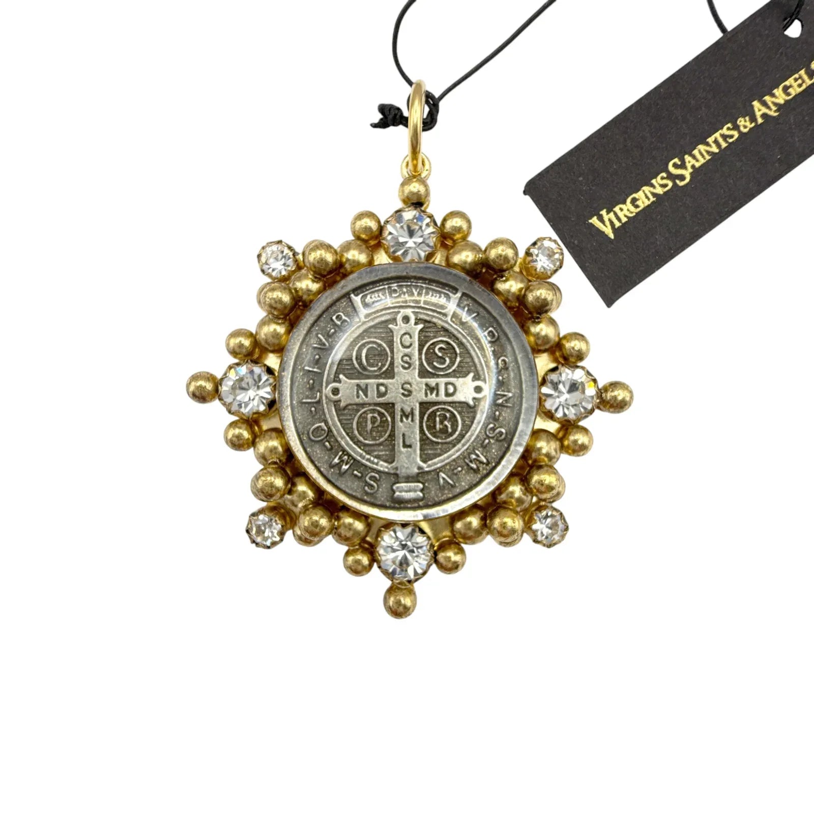 VIRGINS SAINTS & ANGELS VSA Cloister San Benito Charm in Gold - flyKAMP