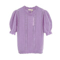 ULLA JOHNSON Mavis Alpaca Top in Lavender S Ulla Johnson