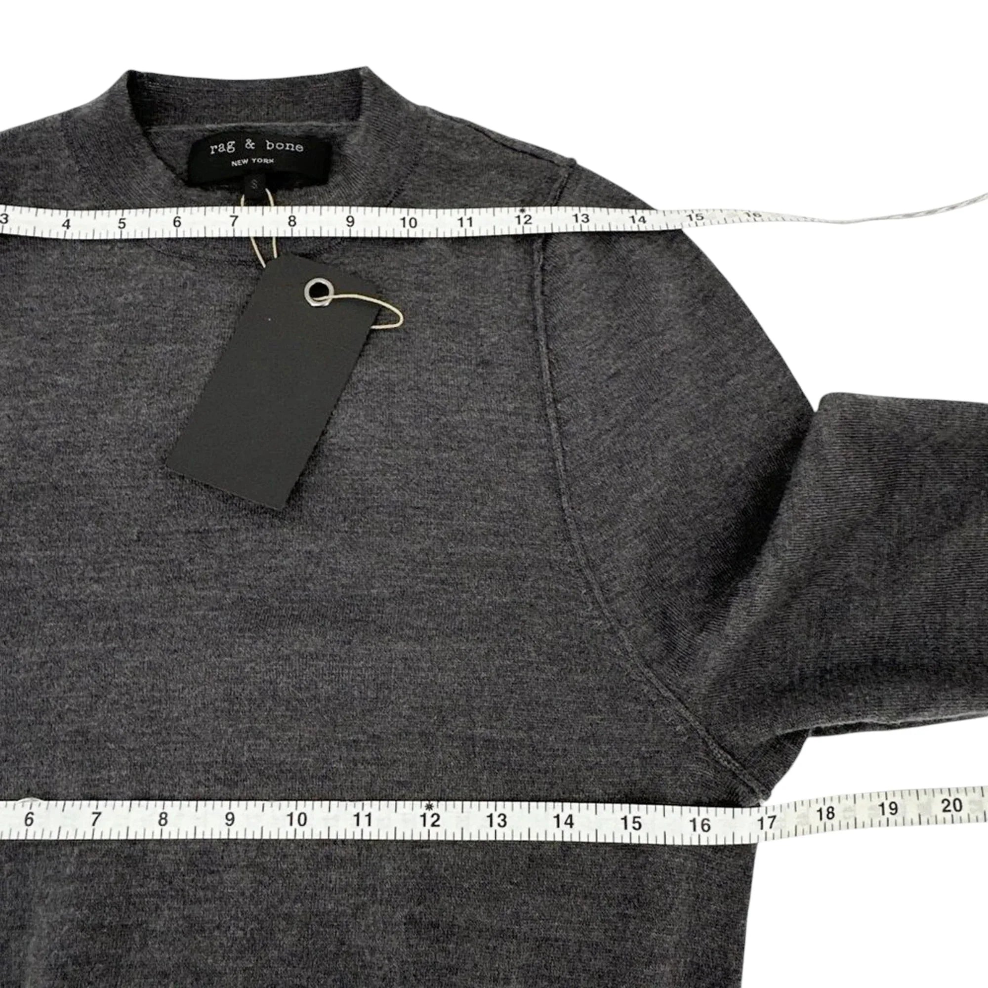 RAG & BONE Sydney Turtleneck in Charcoal S - flyKAMP