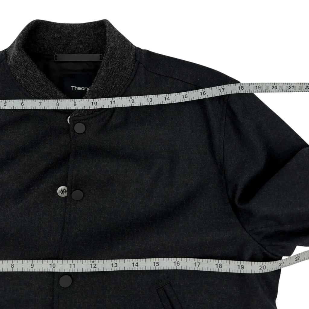 THEORY Wool Varsity Bomber Jacket S - flyKAMP