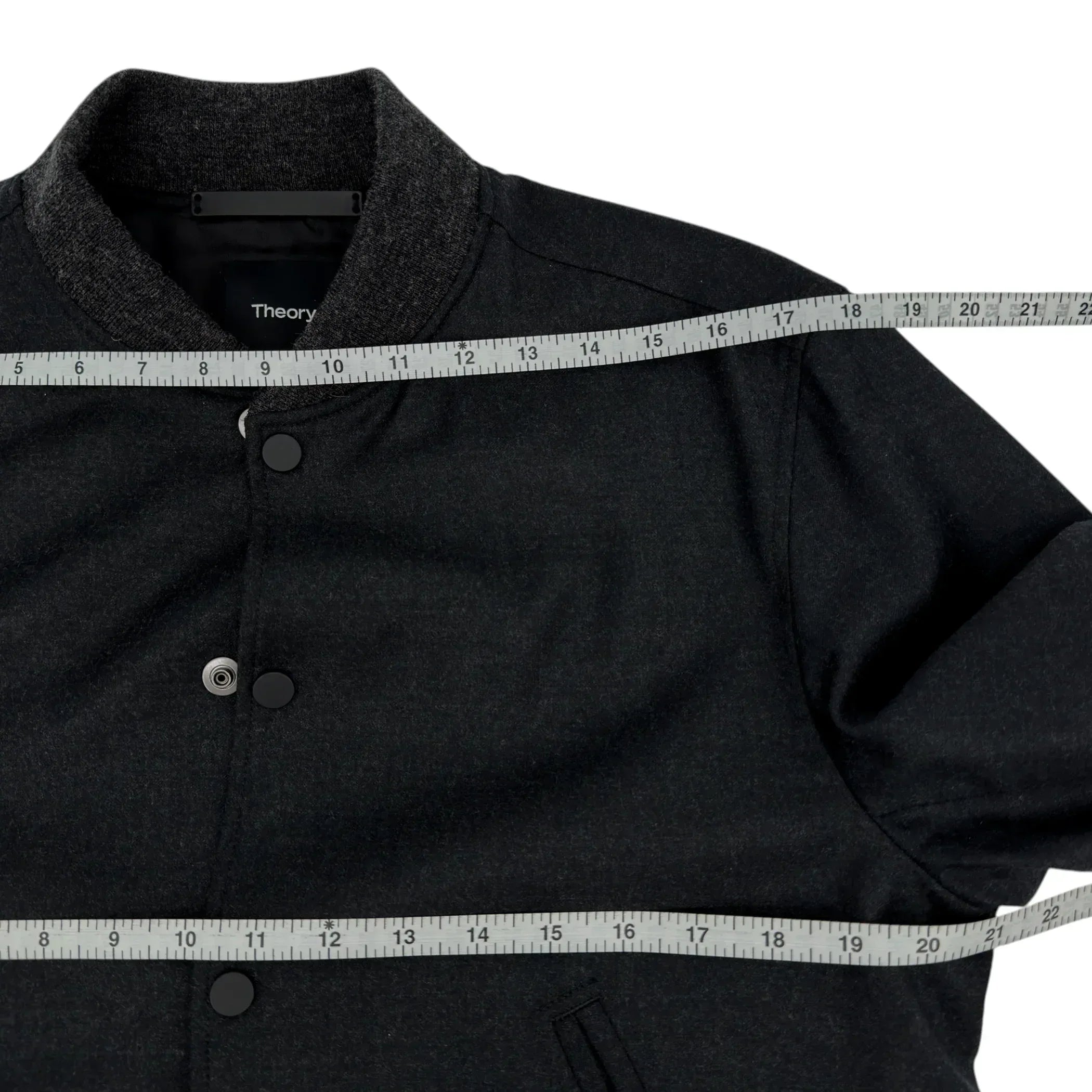THEORY Wool Varsity Bomber Jacket S - flyKAMP