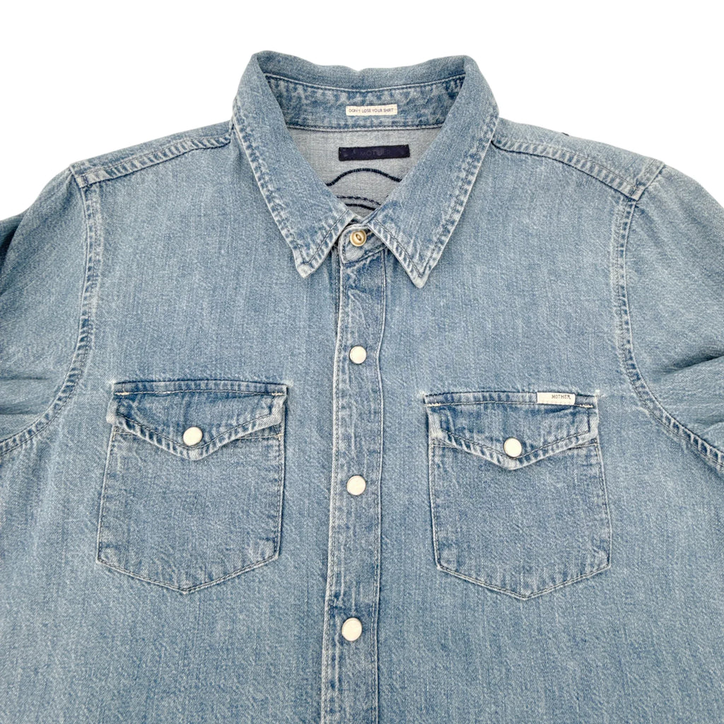 MOTHER The Honey Button-up Shirt in Take a Trip With Me M - flyKAMP