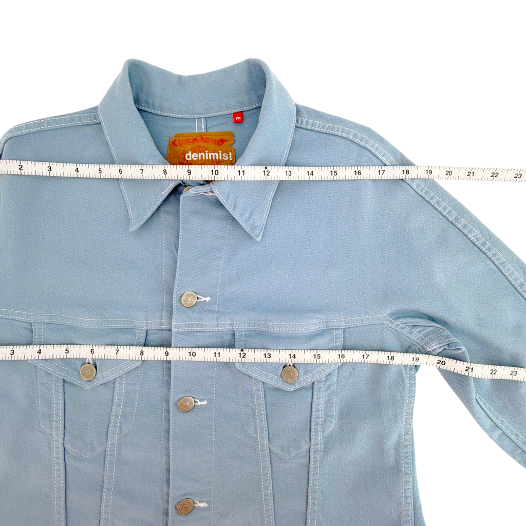 DENIMIST Moore Trucker Jacket in Malibu Blue M Denimist