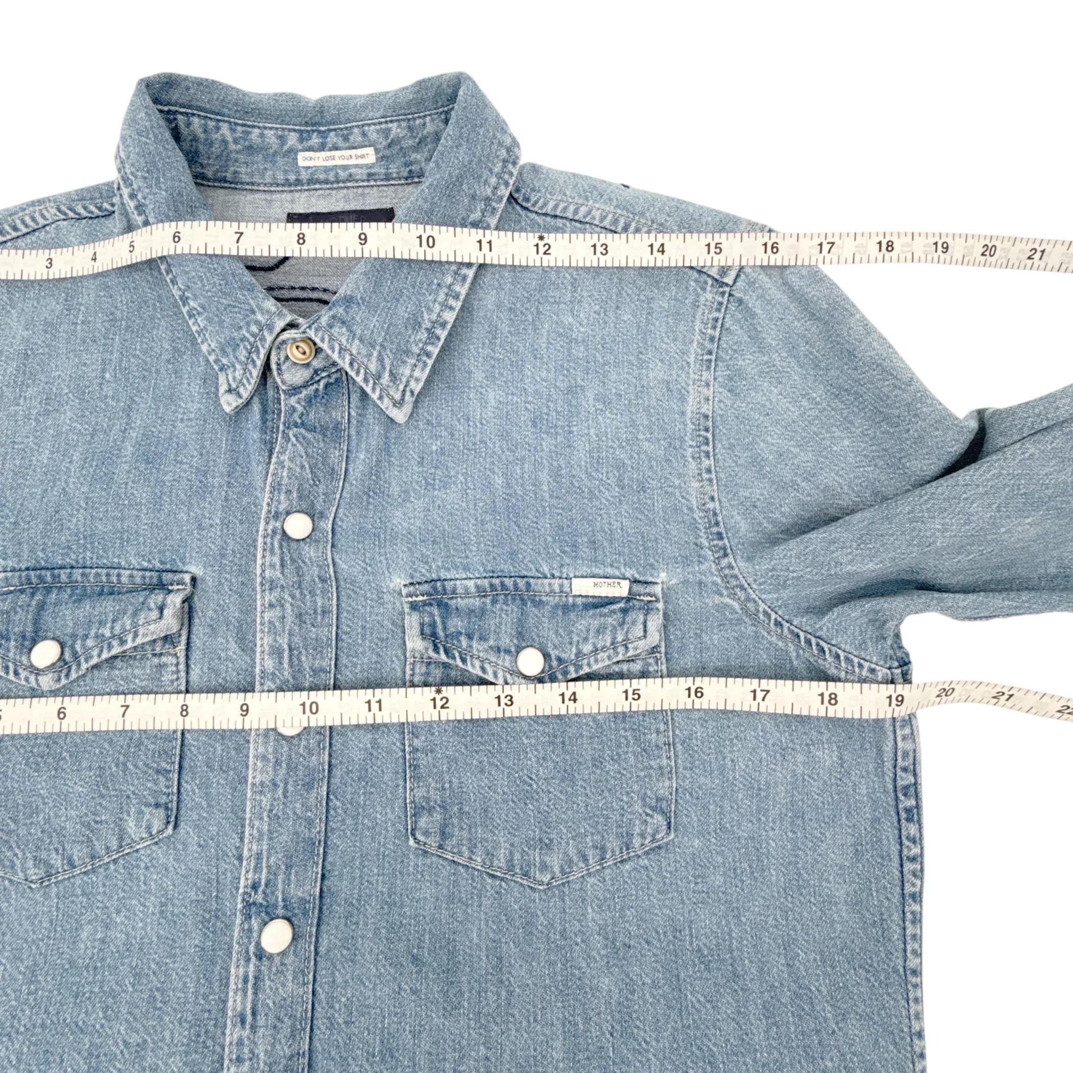 MOTHER The Honey Button-up Shirt in Take a Trip With Me M - flyKAMP