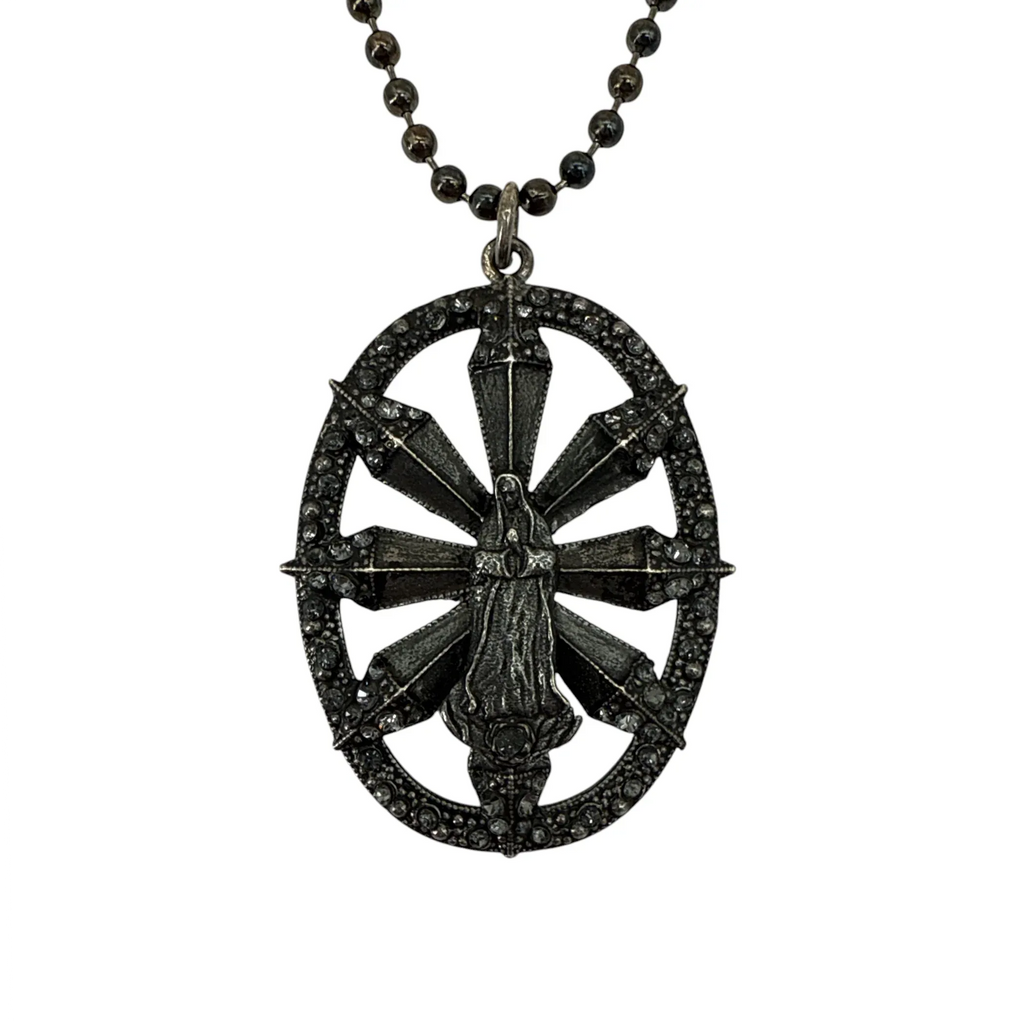 VIRGINS SAINTS & ANGELS VSA Twilight Virgin Charm in Gunmetal - flyKAMP