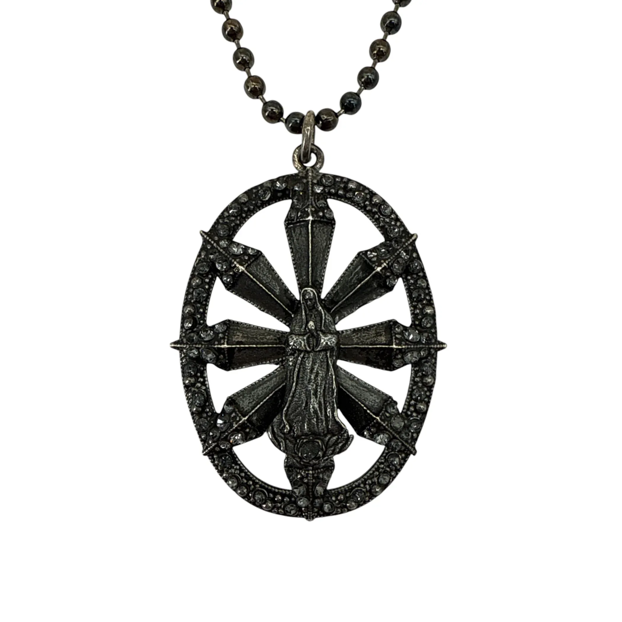 VIRGINS SAINTS & ANGELS VSA Twilight Virgin Charm in Gunmetal - flyKAMP