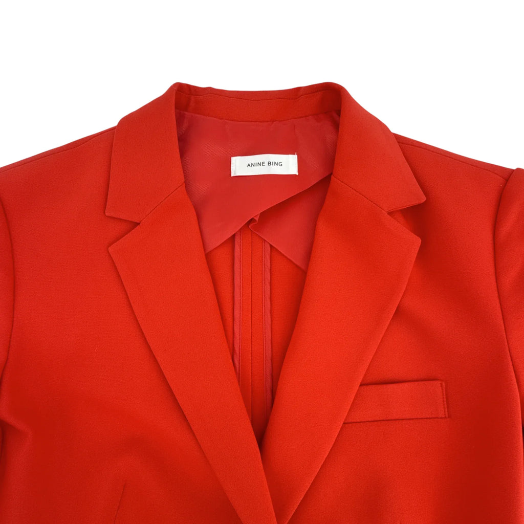 ANINE BING Schoolboy Blazer in Red XS - flyKAMP