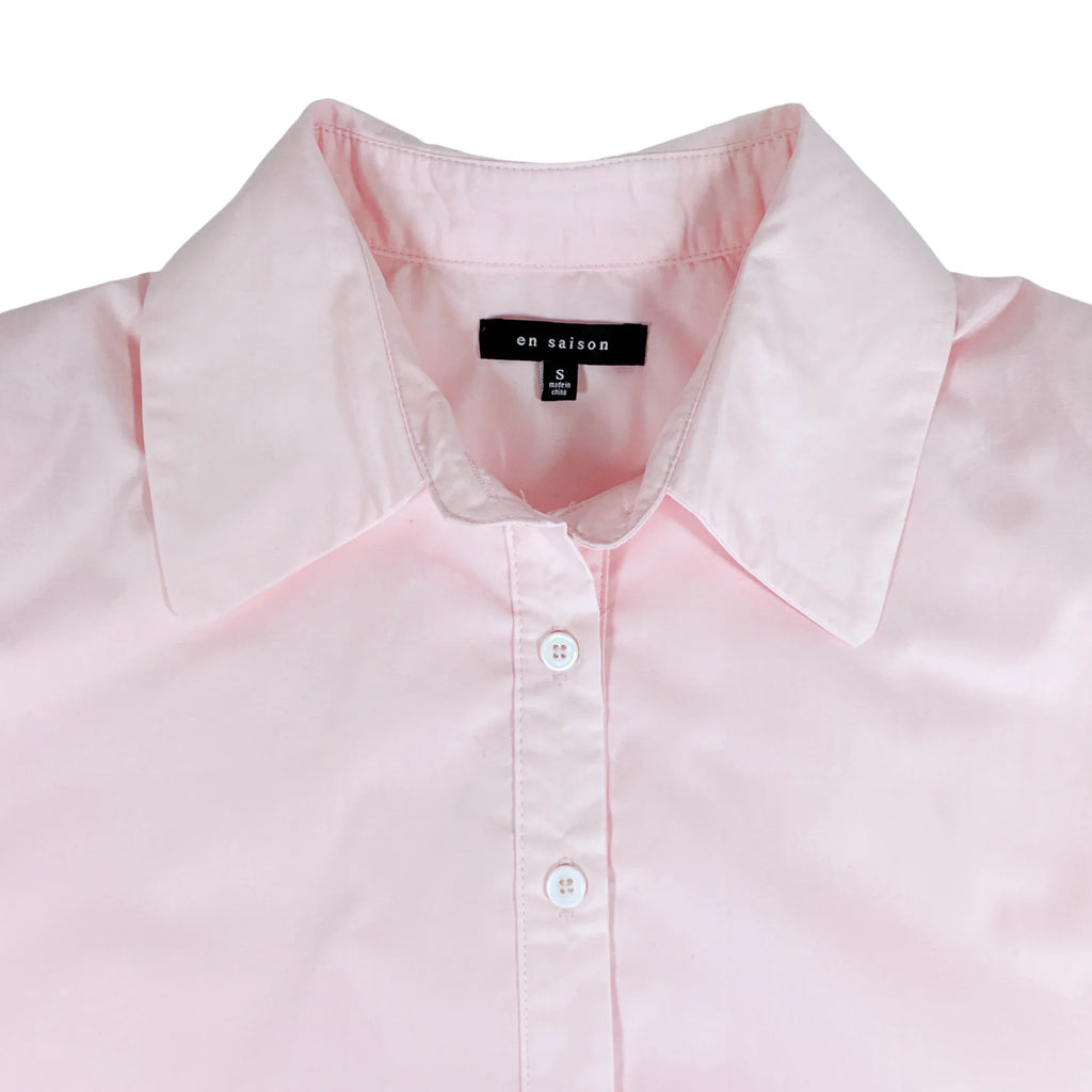 EN SAISON Boxy Blouse in Pink S - flyKAMP