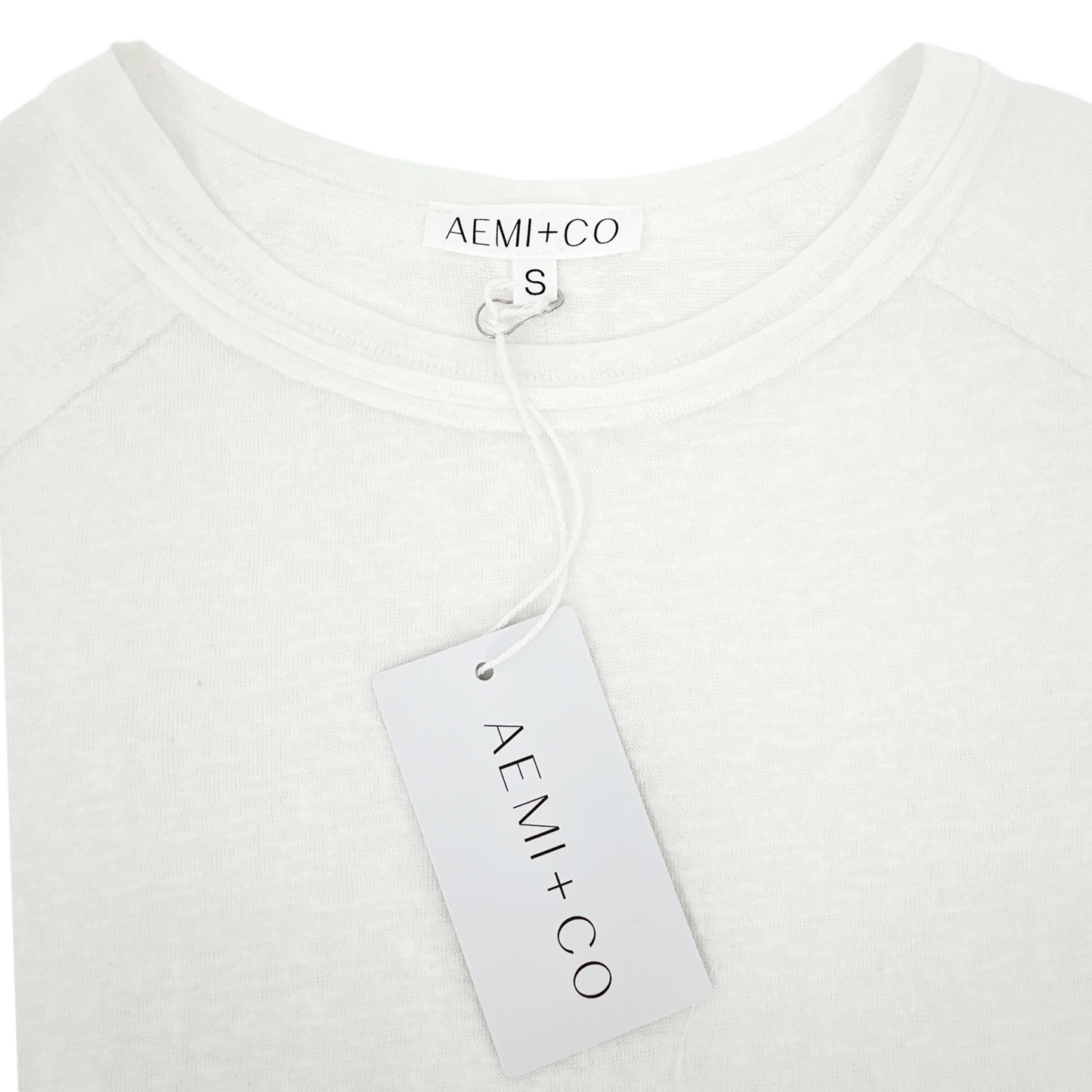 AEMI + CO Junie Tee White Size S