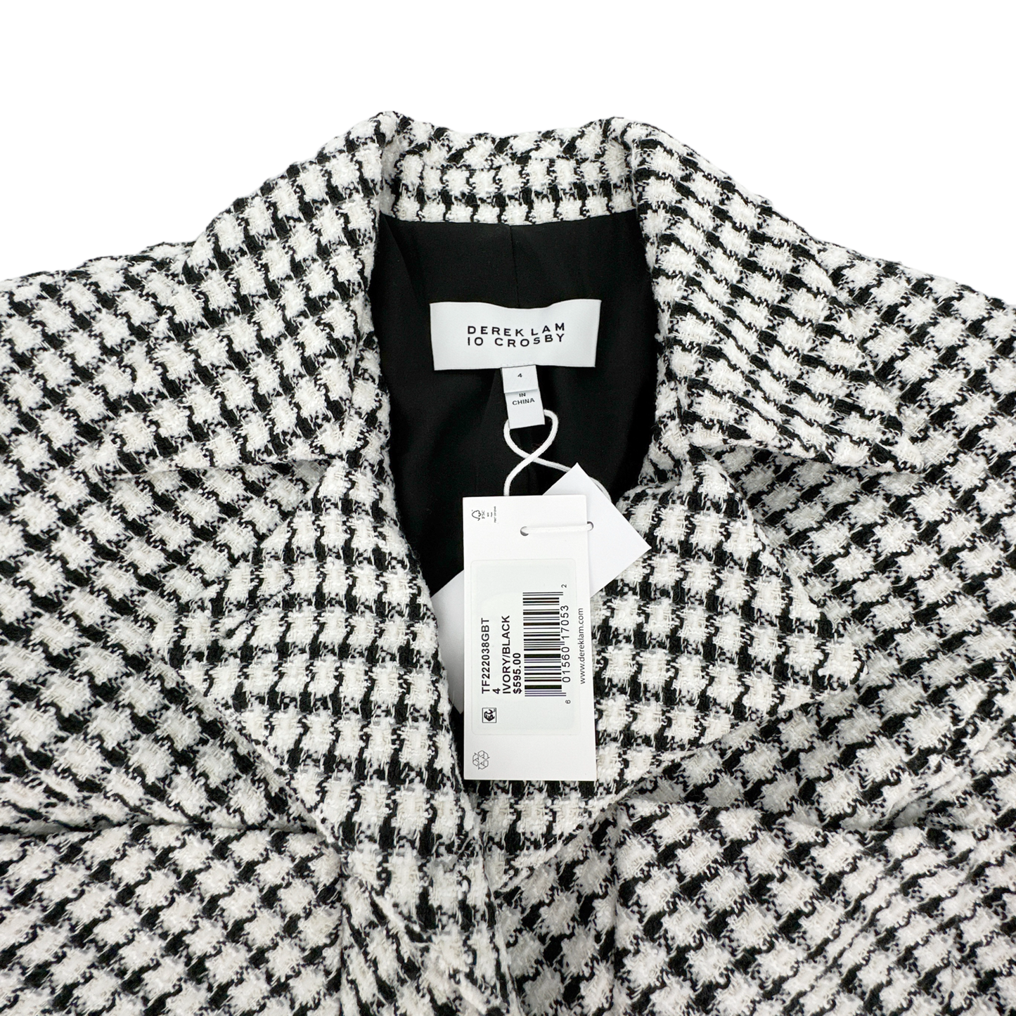 DEREK LAM 10 CROSBY Audrey Frayed Jacket 4