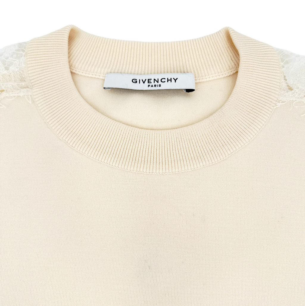 GIVENCHY Lace Insert Sweatshirt S - flyKAMP