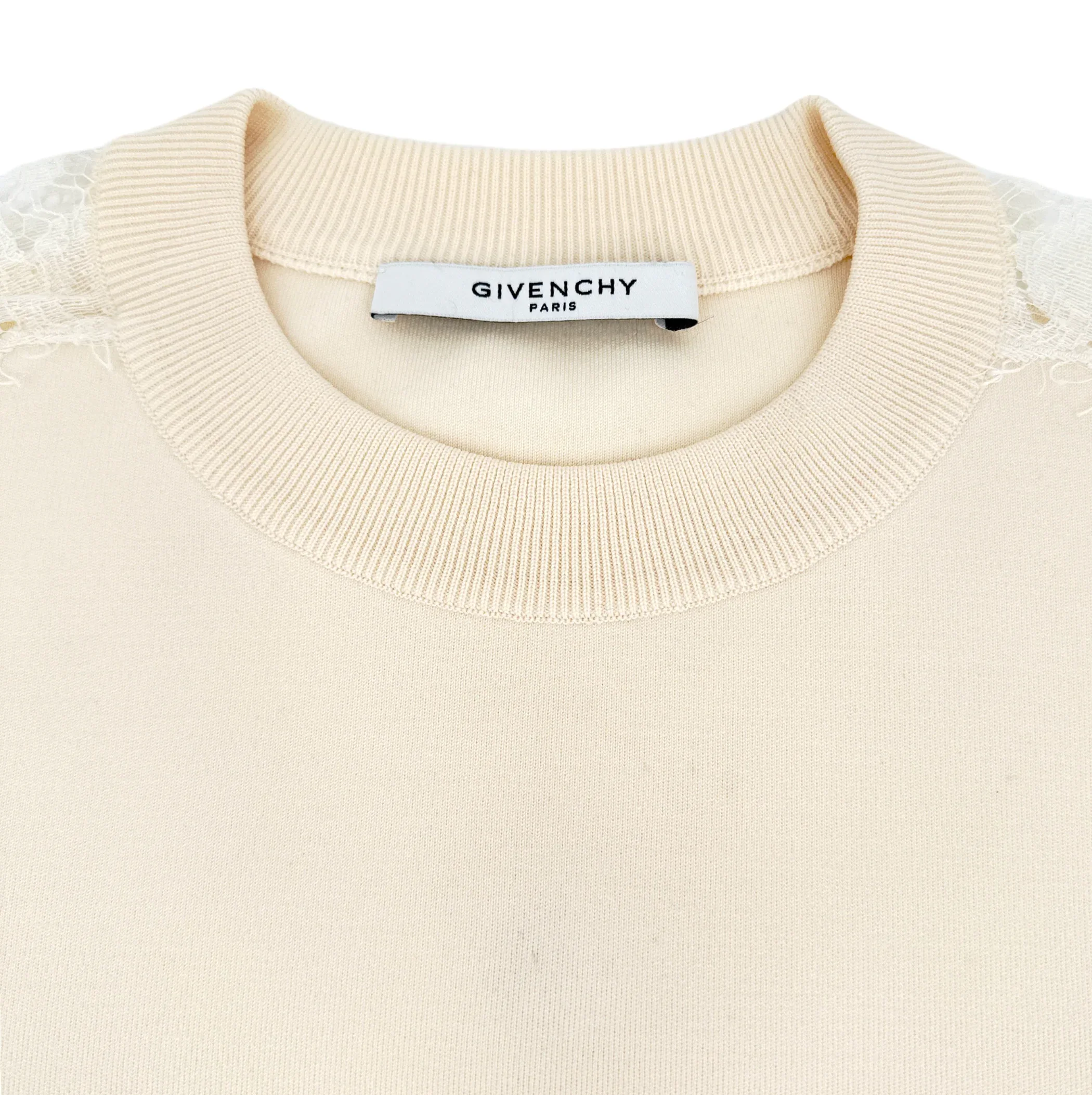 GIVENCHY Lace Insert Sweatshirt S - flyKAMP