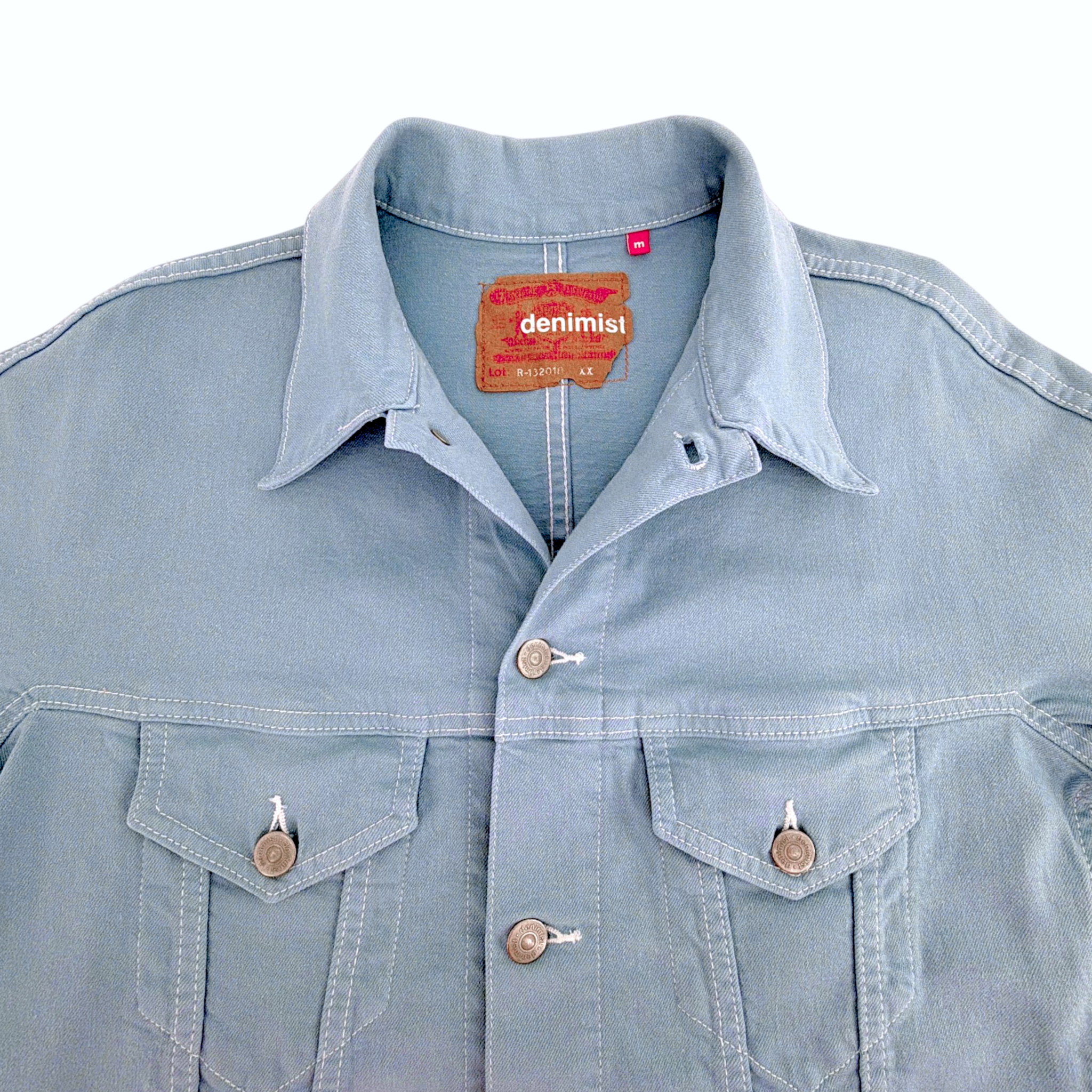 DENIMIST Moore Trucker Jacket in Malibu Blue M Denimist