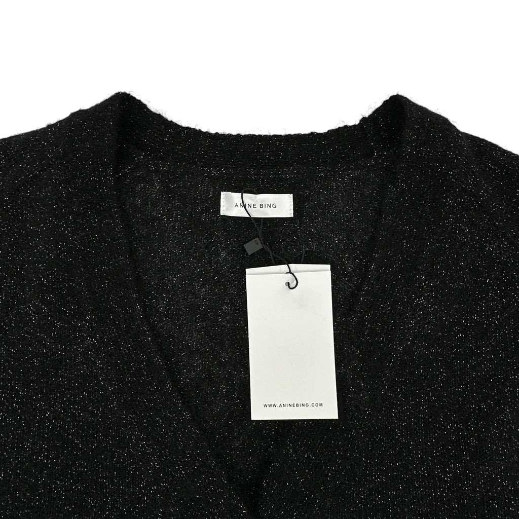 ANINE BING Mason Cardigan in Black S - flyKAMP