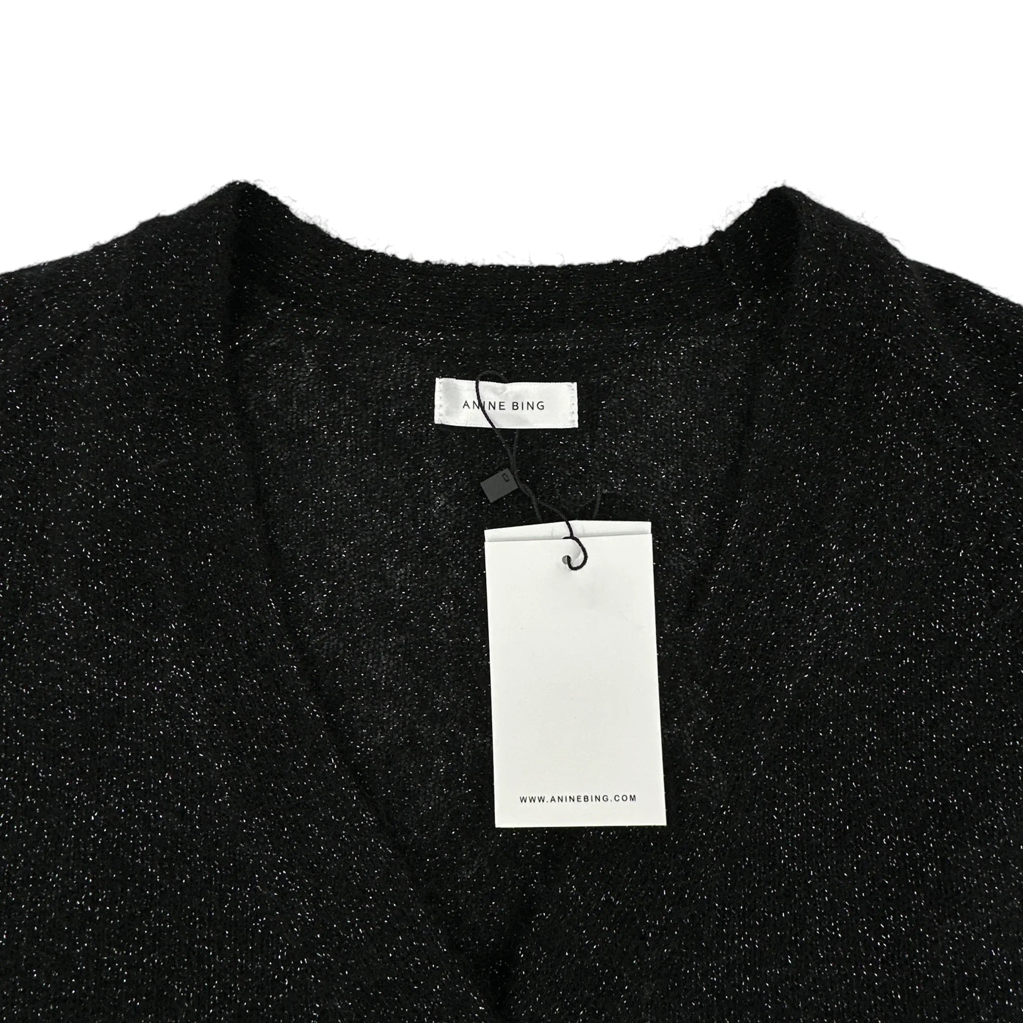 ANINE BING Mason Cardigan in Black S - flyKAMP