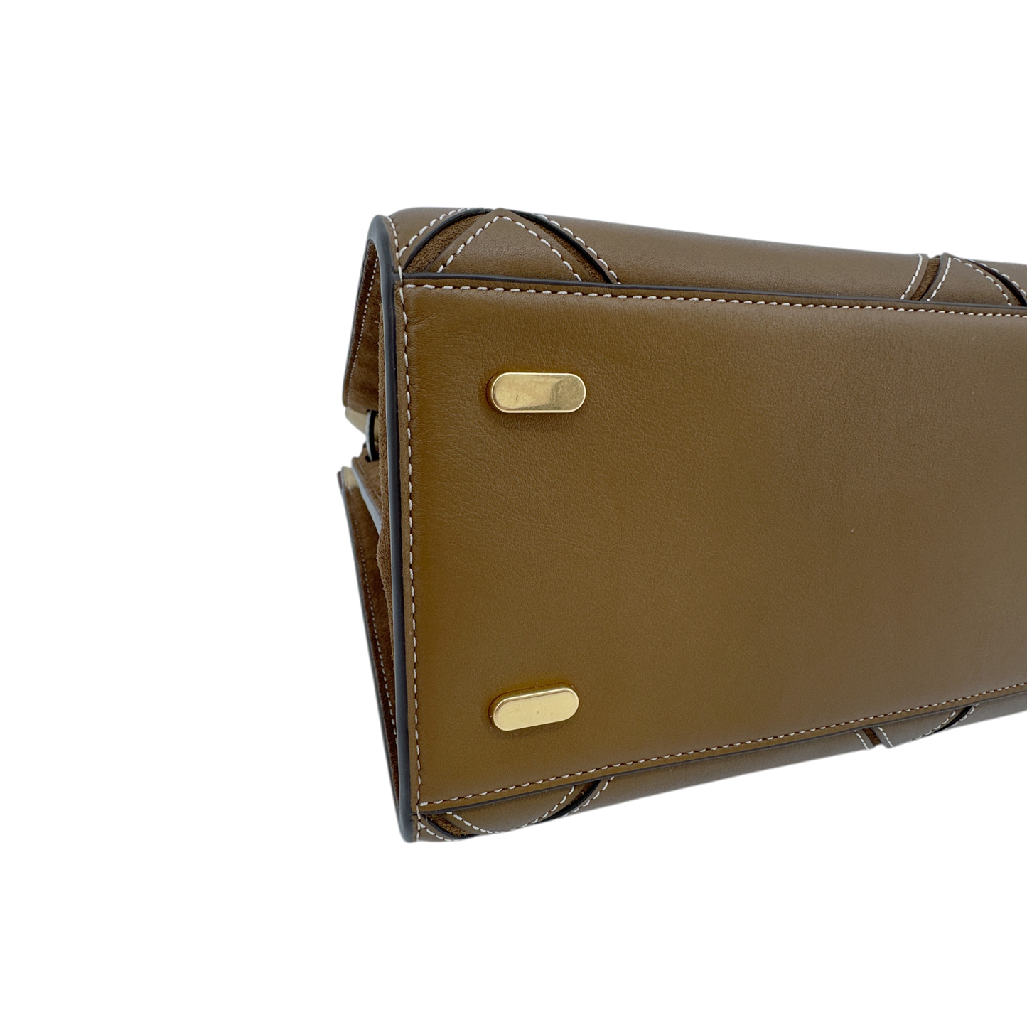 TORY BURCH Lee Radziwill Diamond Double Bag in Bistro Brown