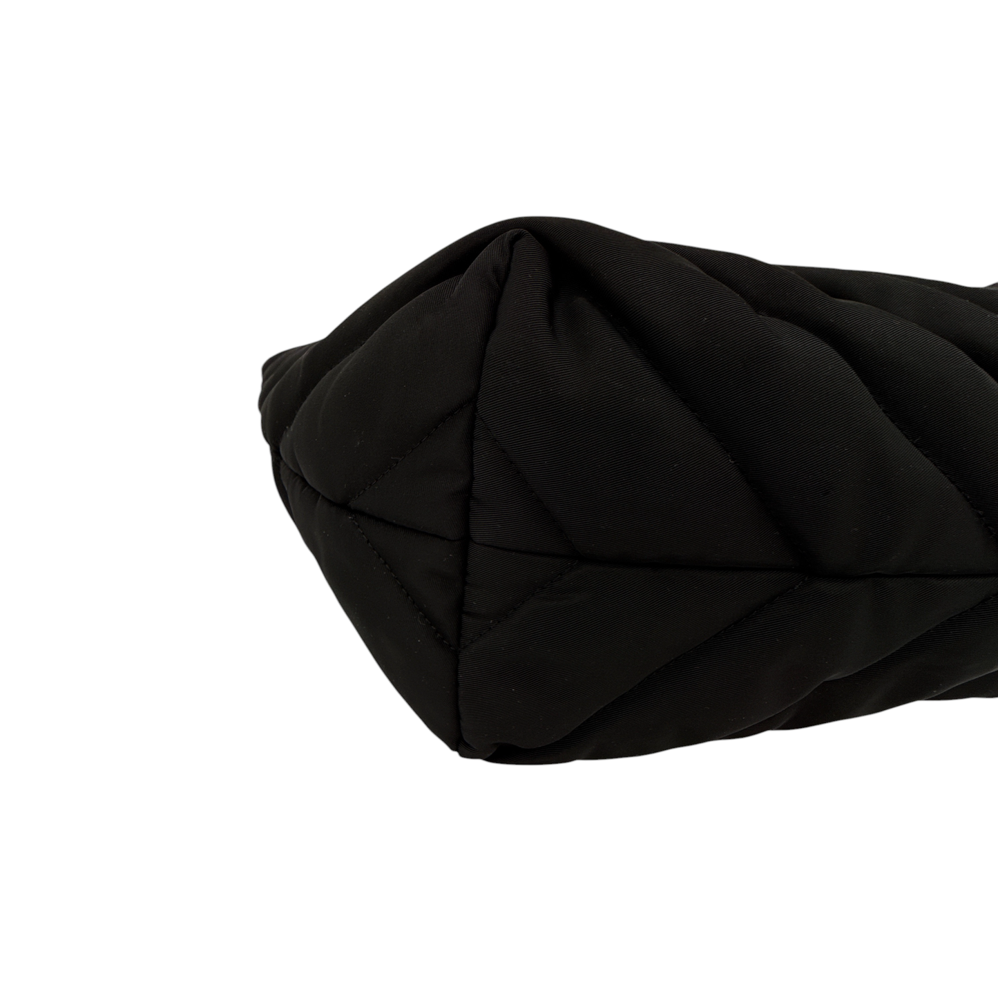 CLARE V. Le Zip Sac Quilted V Puffer in Black