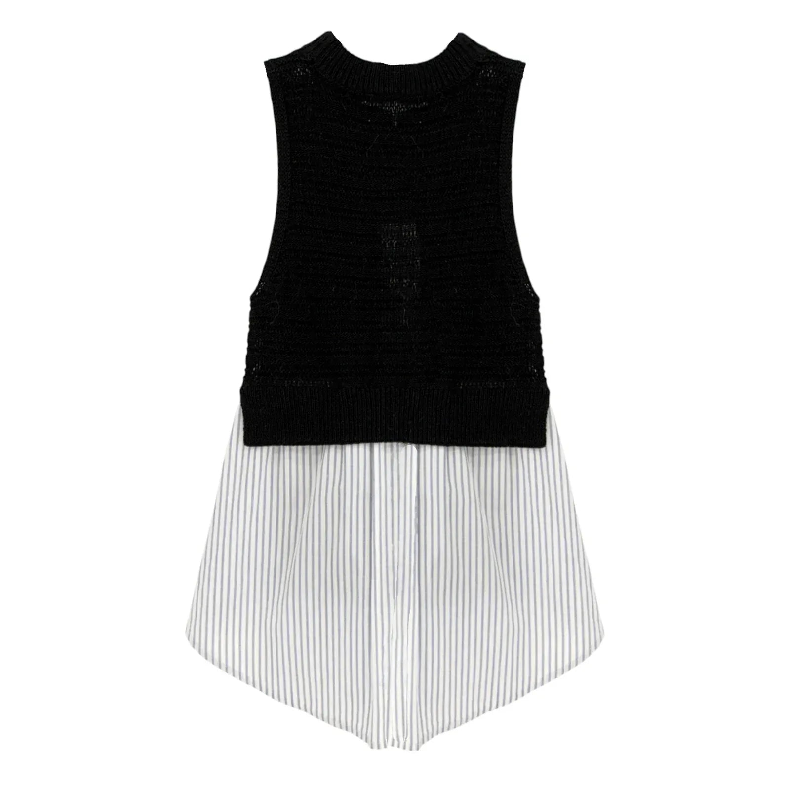 VERONICA BEARD South Beach Sleeveless Sweater in Black S - flyKAMP