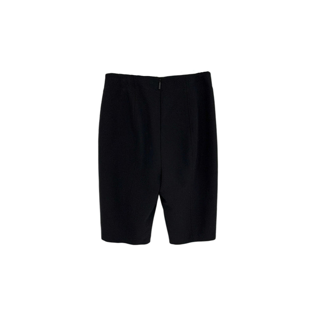 TIBI Anson High Rise Biker Shorts in Black 0 Tibi