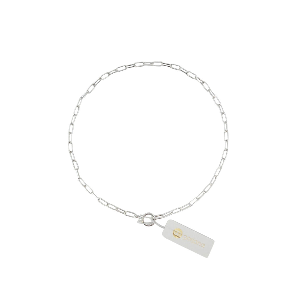 GORJANA Parker Necklace 18" in Silver Gorjana