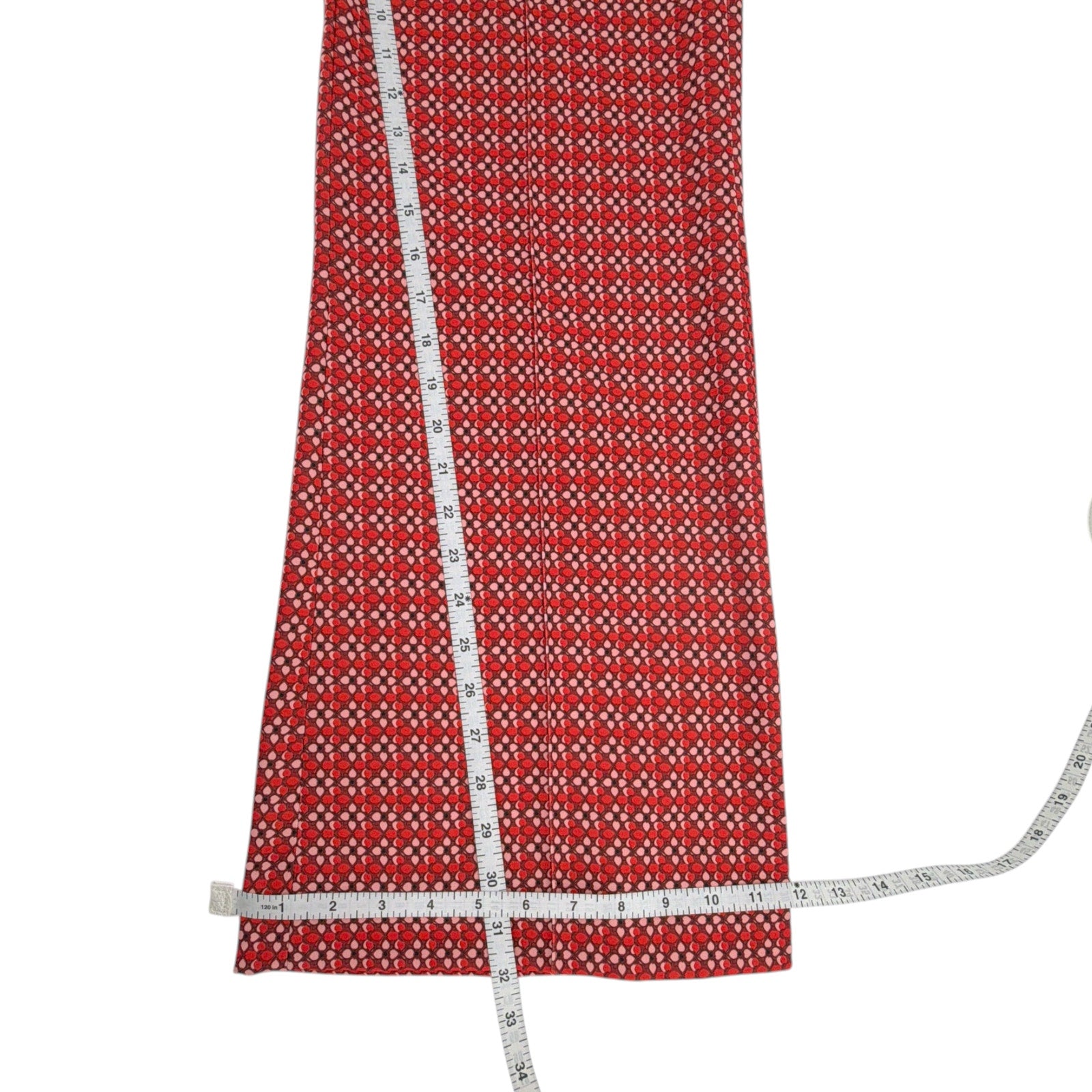 ALICE+OLIVIA Dylan High Waist Wide Leg Pants in Heart Flower Cherry 2 Alice + Olivia