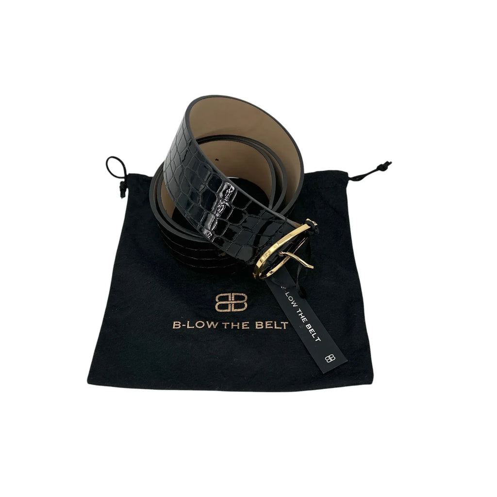 B-LOW the BELT Molly Croco Luster in Black XS - flyKAMP