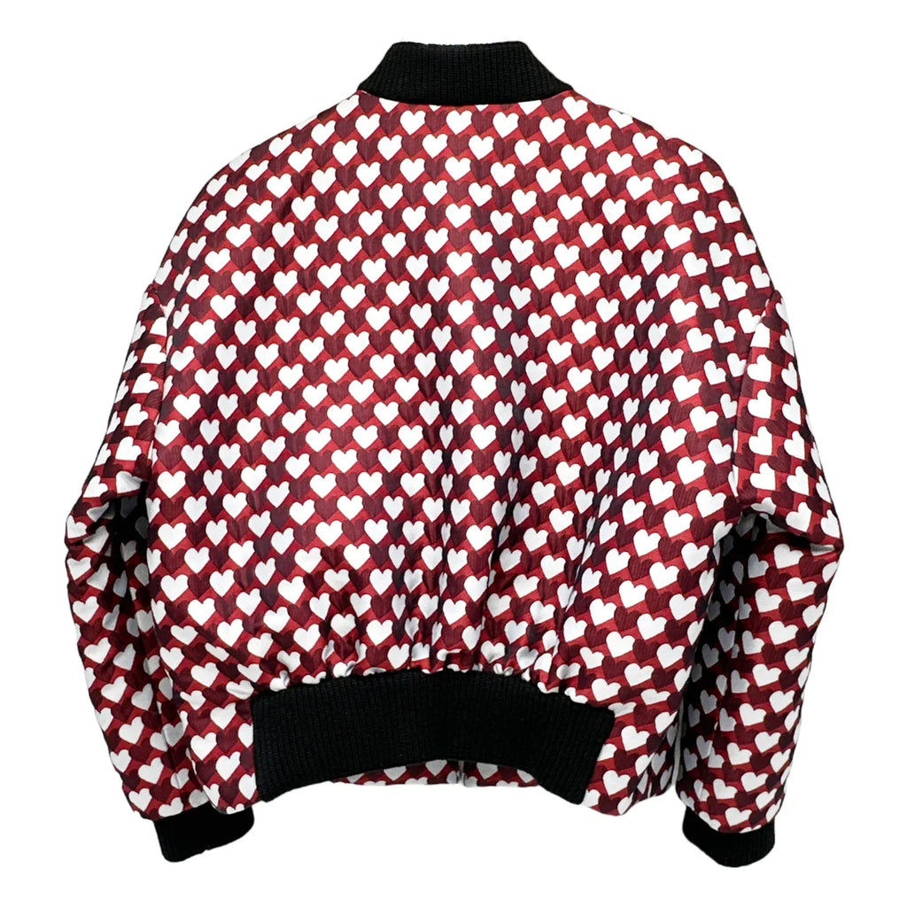 REDVALENTINO Jacquard Heart Bomber Jacket IT38|XS - flyKAMP