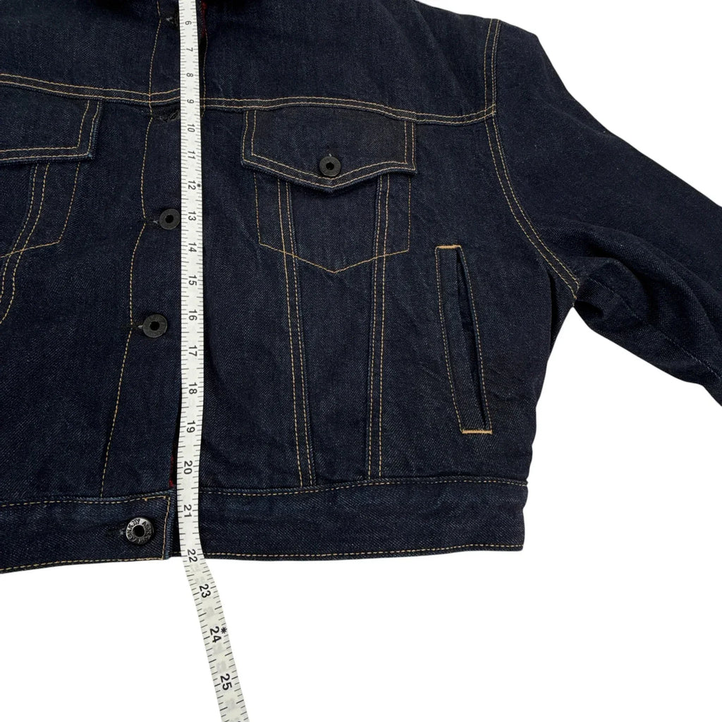 ASKK NY Nova Lined Jacket in Indigo Plaid 0|XS - flyKAMP