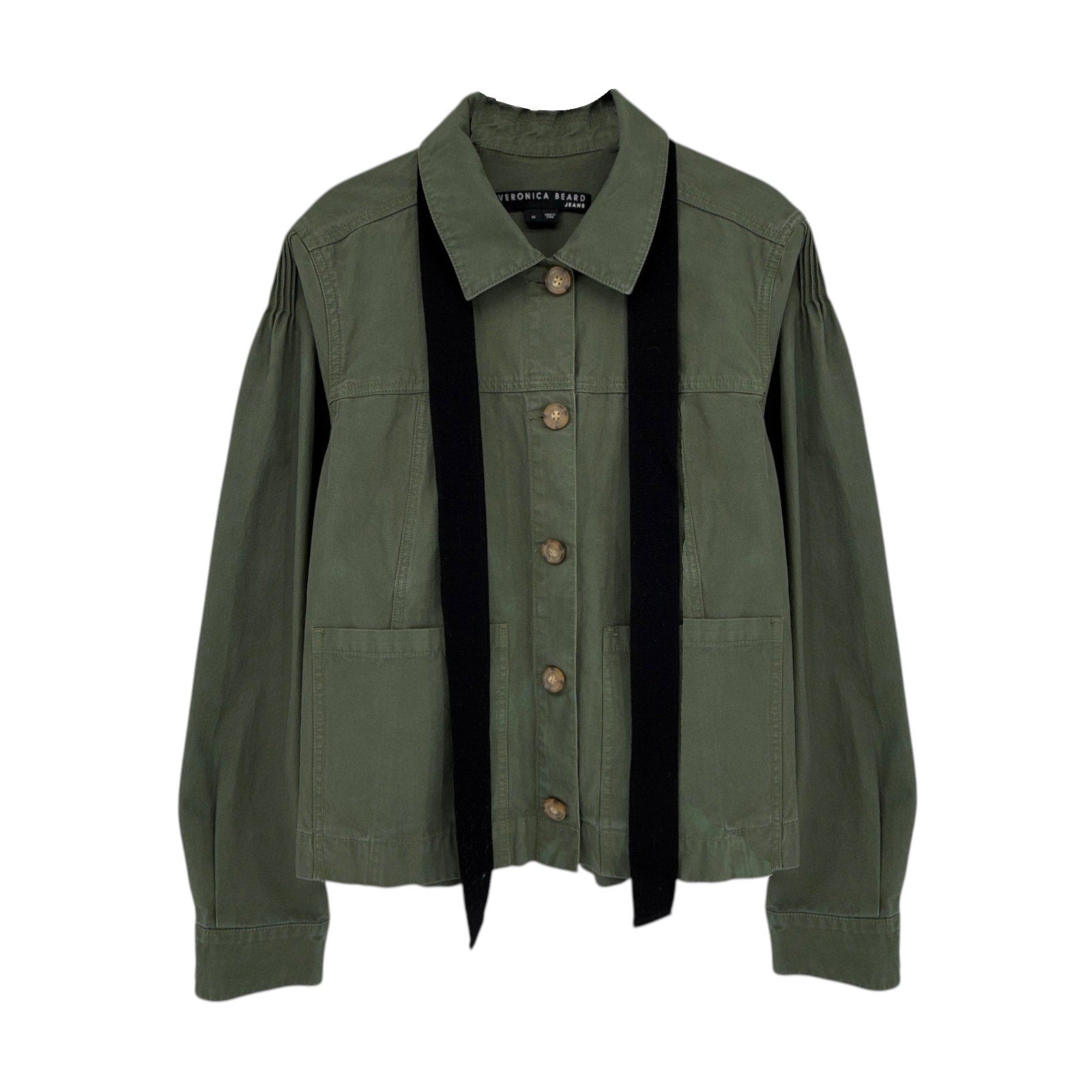 VERONICA BEARD Weslyn Jacket Army Green M Veronica Beard