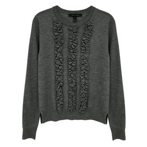 MARC JACOBS Ruffle Merino Wool Sweater S