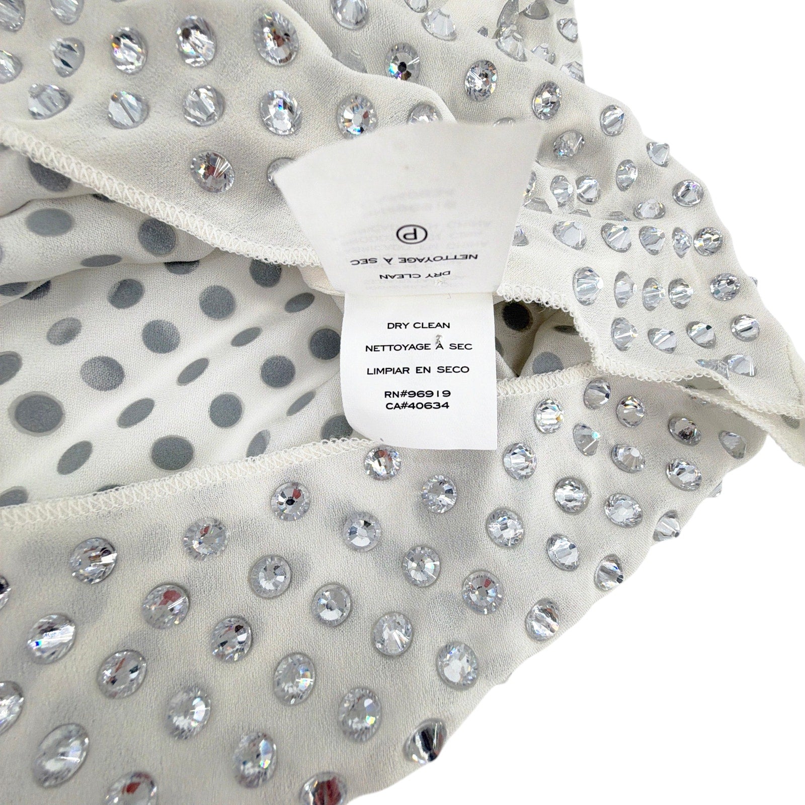MARC JACOBS Rhinestone Embellished Tank Top S Marc Jacobs
